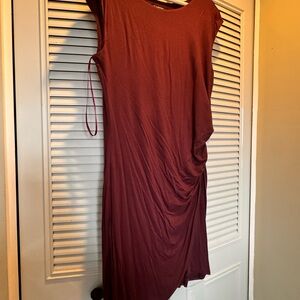 le chateau One-Shoulder Asymmetrical Dress Dark purple
